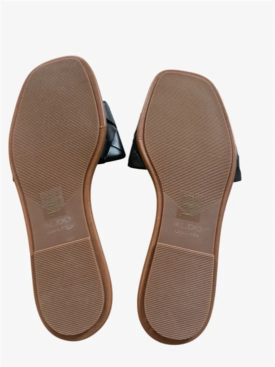 ALDO Vaydda Black Flat Sandals - Picture 5 of 7